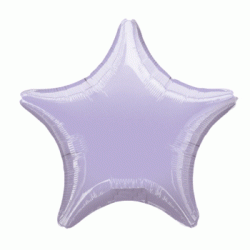 19" Star Pearl Lavender Foil Balloon