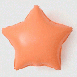 19" Star Candy Coral Foil Balloon