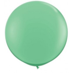 36" Round Wintergreen Latex Balloon (with helium)