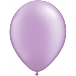 11" Round Pearl Lavender Latex Balloon (with helium)