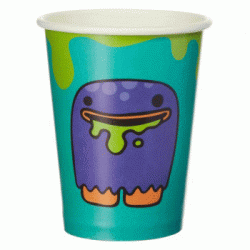 Monster Maddness 9oz Paper Cup, 8pcs