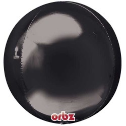 Orbz Black 16" Foil Balloon