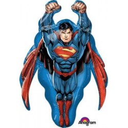 Superman Shape Foil Balloon - 23" W x 34" H