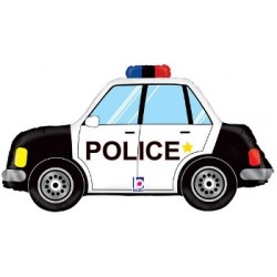 警車鋁箔氣球 - 34寸 (長) 