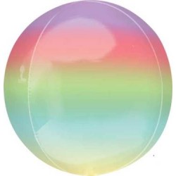 Orbz Ombre Rainbow 16" Foil Balloon