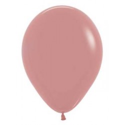 11" Round Deluxe Rosewood Latex Balloon (with helium)