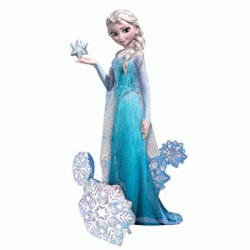 Disney Frozen Elsa Air Walker Foil Balloon - 57"H x 35"W
