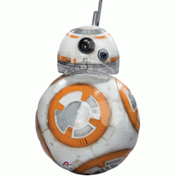 Star Wars Force Awakes BB8 Foil Balloon - 20"W x 33"H
