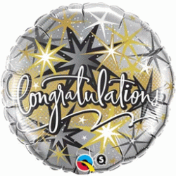 Congratulations Elegant 18" Foil Balloon