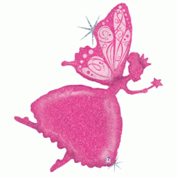 Fairy Princess Silhouette 52" Foil Balloon