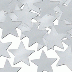 Confetti - Silver Stars
