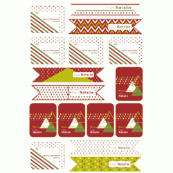 Personalized Gift Sticker - Christmas (C08)