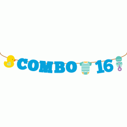Personalized Alphabet Bunting - Blue