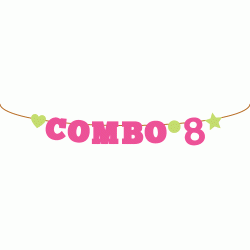Personalized Alphabet Bunting - Pink 