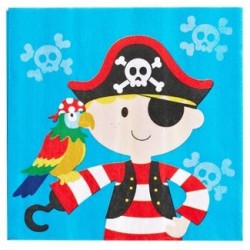   Pirate Napkin 33 x 33cm, 12pcs