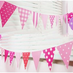 Bunting - Pink Multi-Patterned