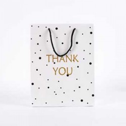 Paper Gift Bag - Thank You, 10pcs