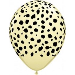 11" Round Safari - Cheetah Spots Latex Balloon (with helium)