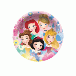  Princess Kingdom 7" Paper Plate, 6pcs