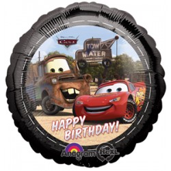 Cars Happy Birthday 17" Foil Balloon