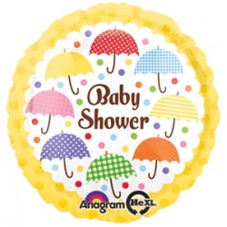 Bright Umbrellas Shower 17" Foil Balloon