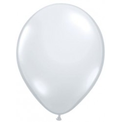 11" Round Diamond Clear Latex Balloon (with helium)