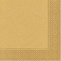 Uni Gold Napkin 33 x 33cm, 20pcs