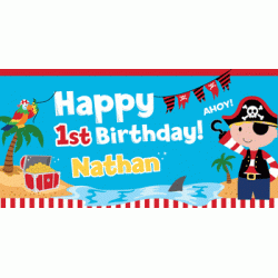  Pirate Personalized Vinyl Banner