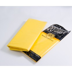 Tissue Gift Wrap - Yellow, 20pcs