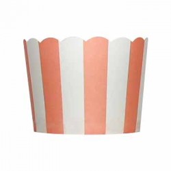 Paper Treat Cup in Stripes - Peach, 20 pcs